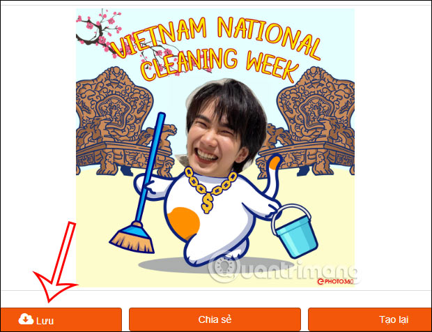 Tải ảnh chế dọn nhà đón Tết