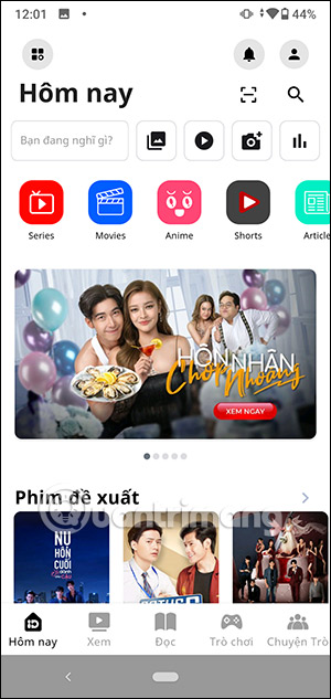Giao diện TrueID