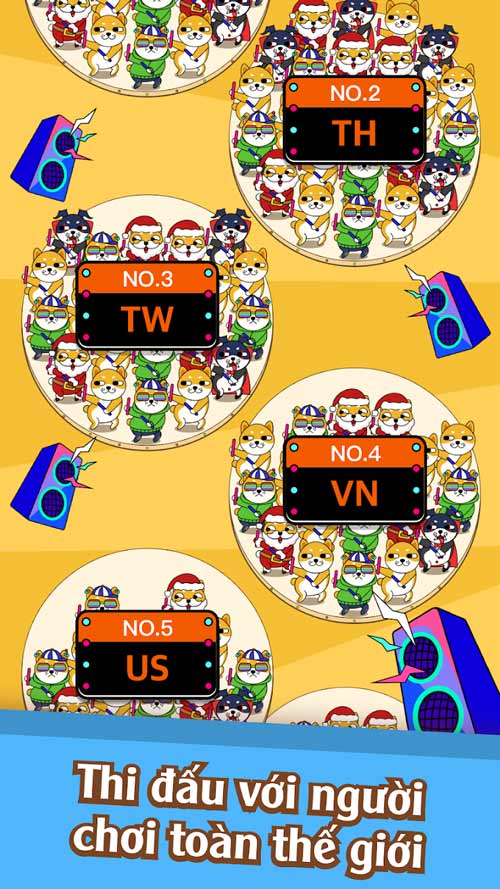 Bảng xếp hạng người chơi trên toàn thế giới