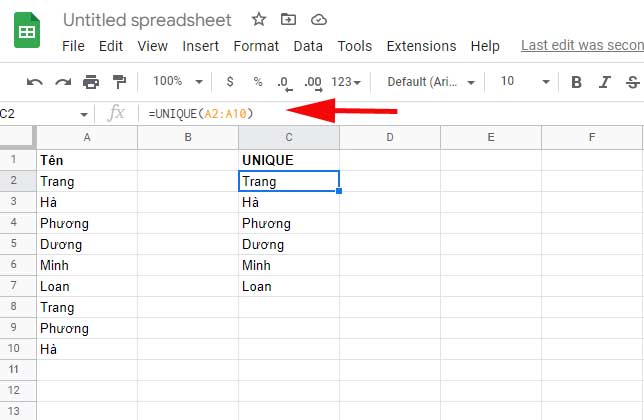 Cách dùng Google Sheets