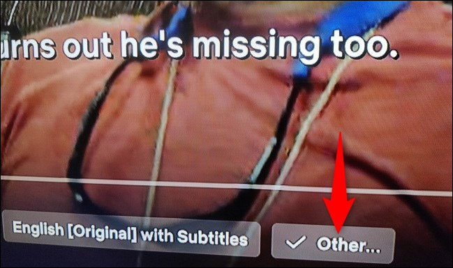 Chọn tùy chọn “Other”