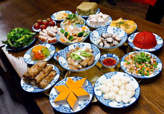 Mâm cỗ cúng mặn