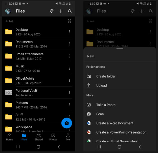 Upload file lên OneDrive