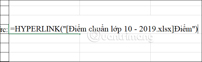 Liên kết vùng dữ liệu Excel