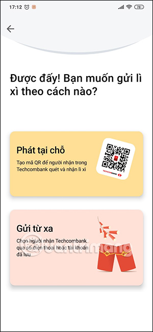 Chọn kiểu lì xì