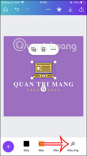 Hiệu ứng cho biểu tượng