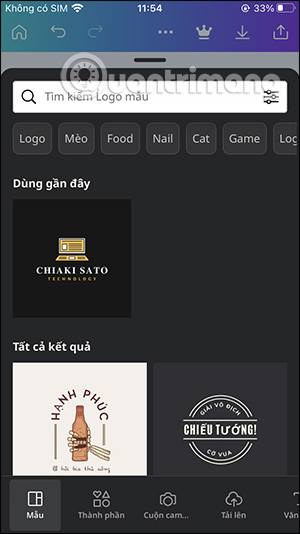 Thêm chi tiết vào logo