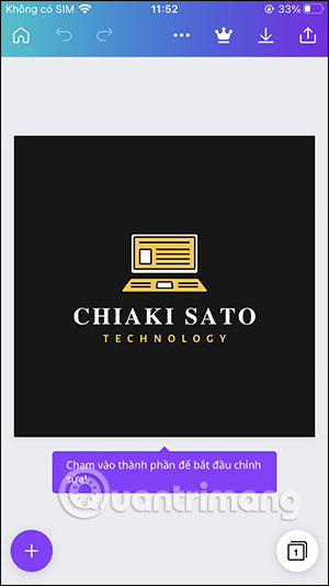 Mẫu logo trên Canva