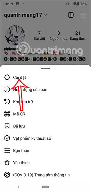 Cài đặt Instagram