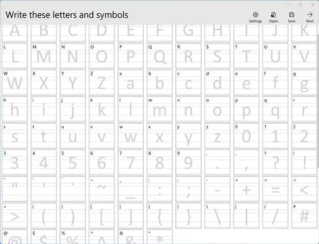 Microsoft Font Maker