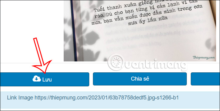 Tải ảnh viết status lên trang web