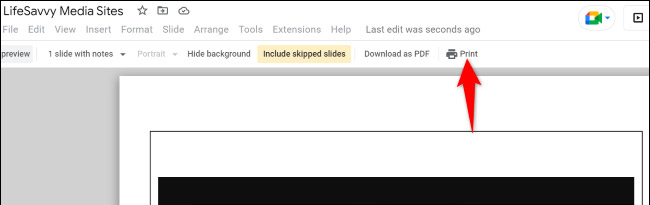Nhấp vào “Print”