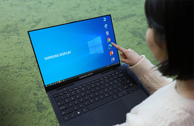 Công nghệ tấm nền cảm ứng OLED tiên tiến của Samsung sắp có trên máy tính xách tay