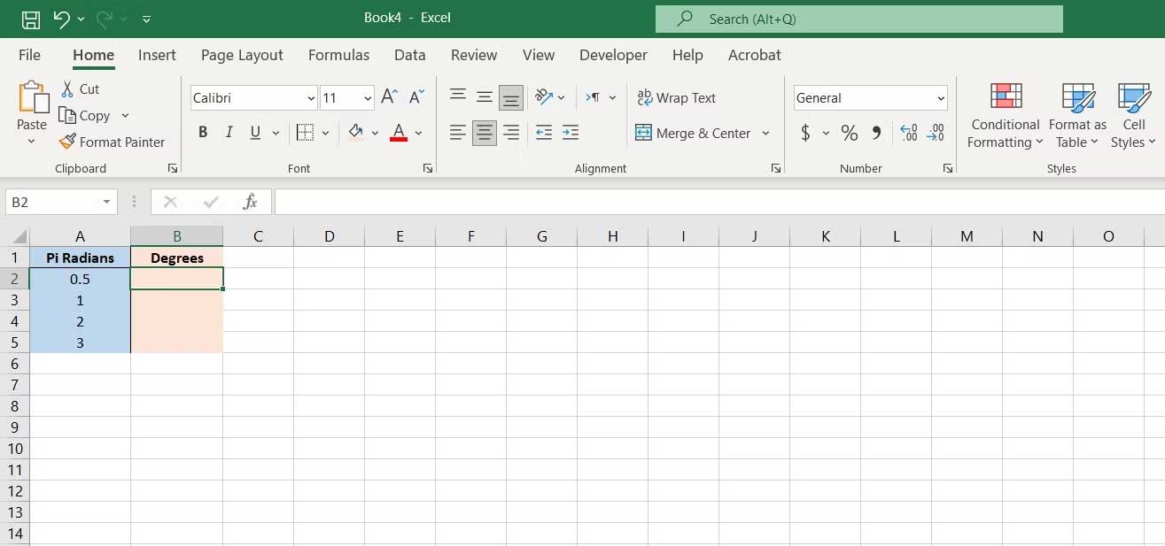 Dùng PI với hàm Excel khác