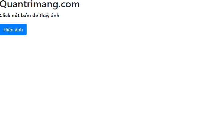 Dùng HTML hiện ảnh khi click