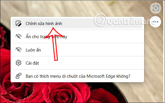 Chỉnh sửa ảnh trên Microsoft Edge