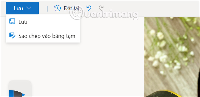 Tùy chọn lưu ảnh trên Microsoft Edge