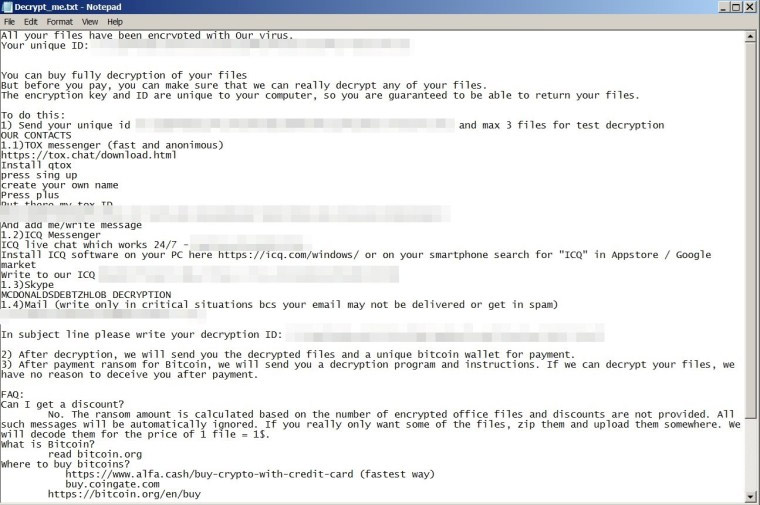 Thông báo độc hại