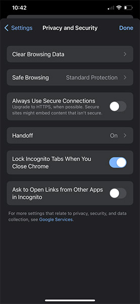 Google giới thiệu tính năng khóa tab ẩn danh hữu ích cho ứng dụng Chrome Android và iOS