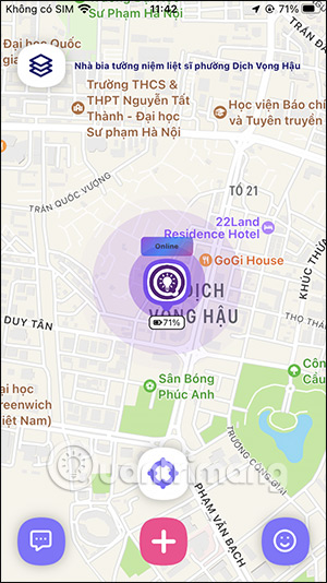 Vị trí trên bản đồ Whoo
