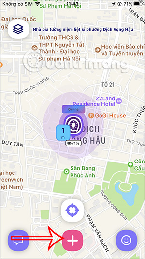Thêm bạn bè trên Whoo