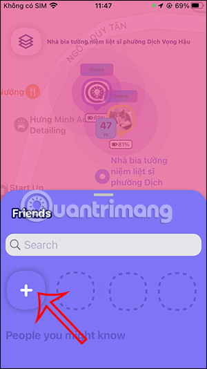 Thêm bạn bè trên Whoo