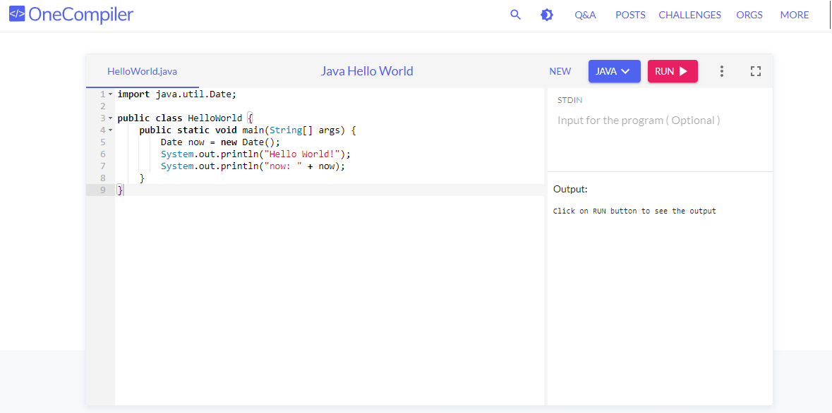 OneCompiler