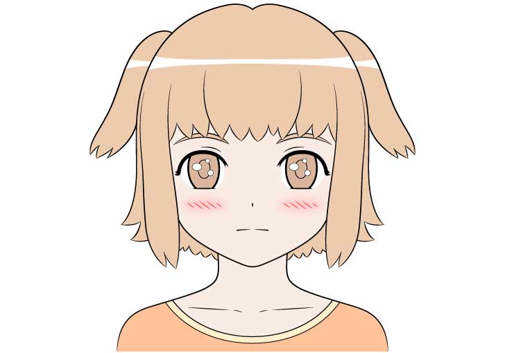 Tô màu cho nhân vật anime nữ