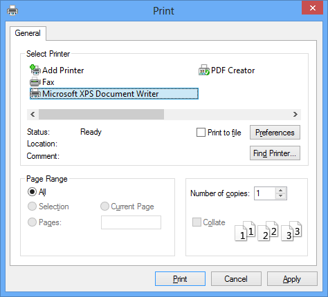 Một Batch PDF Printing Tool được bao gồm trong gói cài đặt