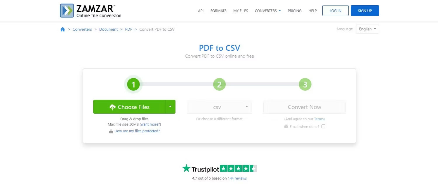 Trang Zamzar Online File Conversion