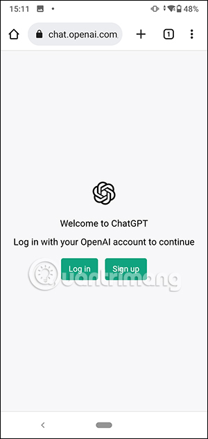 Đăng nhập ChatGPT