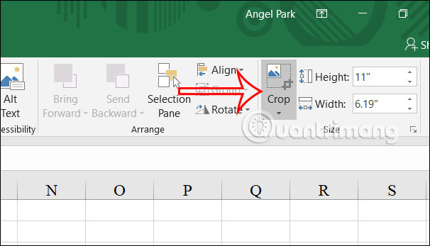 Cách chèn cột trống xen kẽ trong Excel