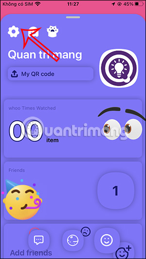 Cài đặt ứng dụng Whoo