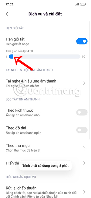 Tắt nhạc tự động trên Xiaomi