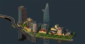 Game thủ đưa Hồ Gươm, chợ Bến Thành, phố cổ Hội An, giàn khoan DK1... vào Minecraft