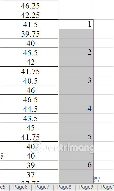 Add new cells in Excel