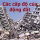 Các cấp độ của động đất