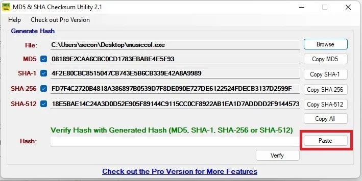 Cách Xác Minh Checksum Md5 Sha 1 Và Sha 256 Trong Windows