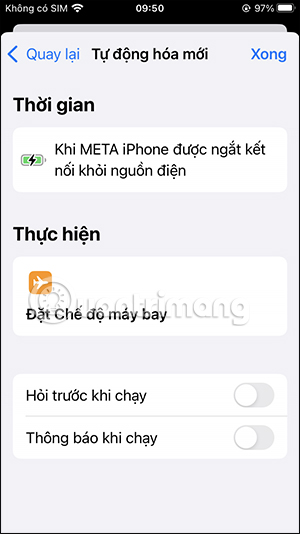 Tắt hỏi trước