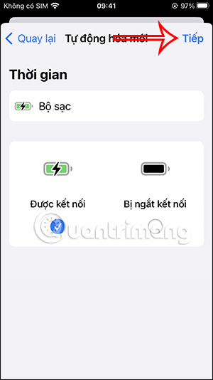 Kết nối sạc pin iPhone