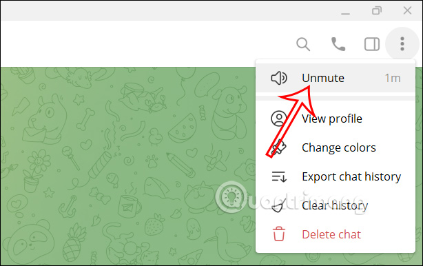 Bật thông báo Telegram PC