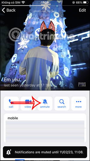 Bật lại thông báo Telegram