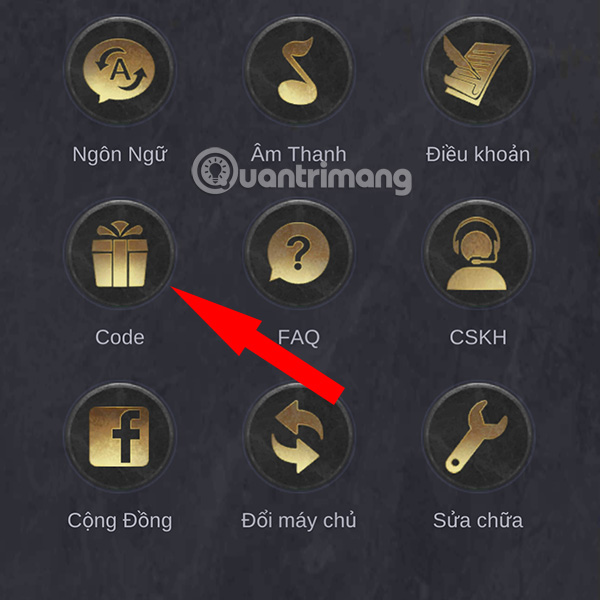Hướng dẫn nhập code King's Choice