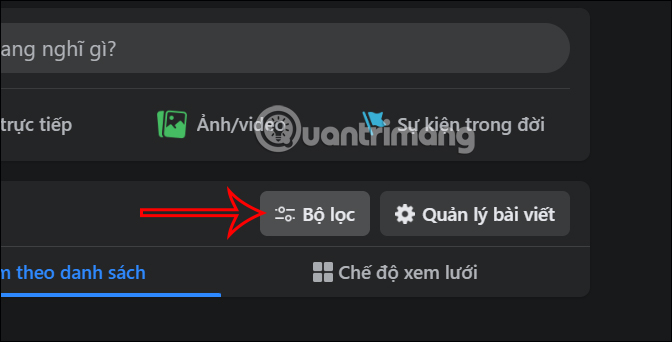 Bộ lọc trên Facebook