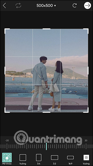 Chỉnh kích thước hình ảnh 