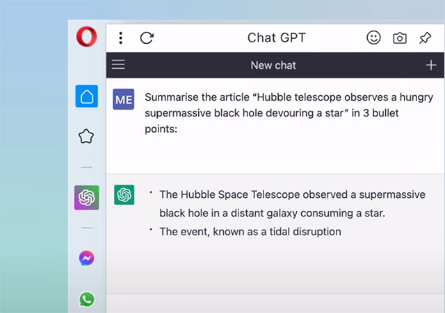 opera chat