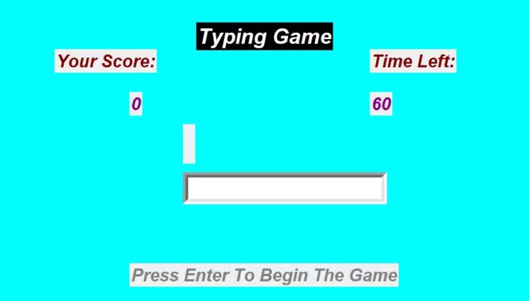 Nhấn Enter để bắt đầu game