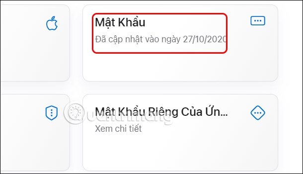 Mật khẩu đăng nhập Apple ID