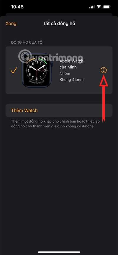tìm vị trí apple watch