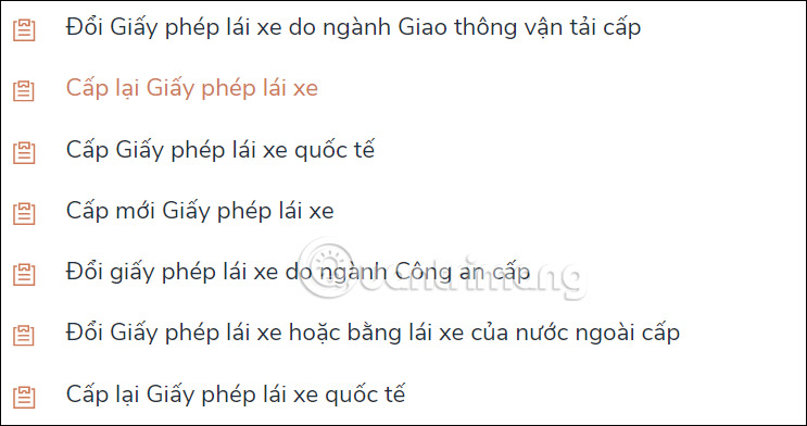 Cấp lại giấy phép lái xe ô tô, xe máy